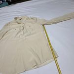 Cache Long Sleeve Button Up Collared Blouse Sz L Large Has Stains Photo 1