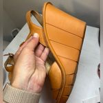 Camper Filippa Sandal Tan Full Grain Leather EVA Wedge Buckle Strap sz 8.5 Photo 9