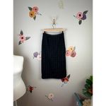 & Other Stories & Other Stories Dark Hunter Green Houndstooth Midi Skirt - Size - Medium Photo 3