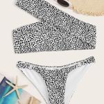 SheIn Dalmatian Bikini Set Photo 0