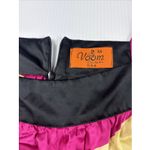 VOOM by Joy Han 100% Silk Mini Dress XS Purple Yellow‎ W Green Macow Size 0 Photo 1