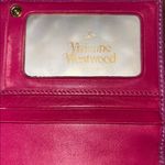Vivienne Westwood  Pink Leather Clutch with Gold Chain Photo 3
