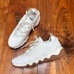 Madewell Field Knit Sneakers in White eyelet 7.5 Photo 3