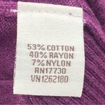 Liz Lange  maternity cable knit sweater purple XXL Photo 5