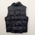 prAna  | Molly Down Filled Full Zip Puffer Vest Black Snap High Neck | Size XL Photo 4