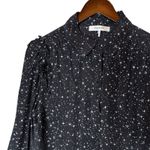 frame denim Frame Diamond Sky Silk Star Print Blouse Photo 2