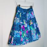 Lilly Pulitzer Bryant Pop Up Lilly's Party Patch A-Line Pleated Skirt Photo 8
