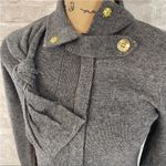 BCBGeneration  Charcoal Grey Zip Up Sweater Photo 1