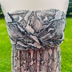 Torrid  GREY SNAKESKIN PRINT STRAPLESS BABYDOLL TUNIC Photo 8