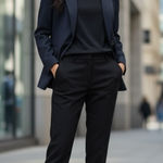 Vintage: Emanuel Ungaro ☻︎ Silver Lurex Pin Stripe Cocktail Jacket ☻︎ Black ☻ 12 Photo 0