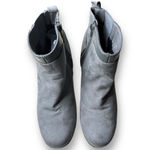 Croft & Barrow with Ortholite Ecco Women's Gray Ankle Faux Suede Booties Sz 6 M Photo 1