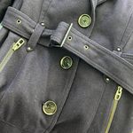 Miss Sixty  women size small dark purple winter jacket with belt 60% wool Photo 6