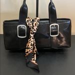 Rachel Zoe | Black Shoulder Bag w/ Camila Coelho Leopard Scarf Photo 11