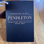Pendleton  Carico Lake Tote Bag‎ Southwestern Pattern Navy Blue Travel Tote Photo 4