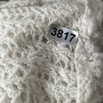 Pure Jill Cotton Knit Hoodie Sweater V Neck Long Sleeve Casual White Size M READ Size M Photo 9