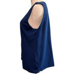Choices Petite Large Knit Sleeveless Tunic Soft Blue Nautical Outdoor Summer Size undefined Photo 4