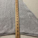 eight eight eight  Women’s Large Biege Cotton Cowl Neck Herringbone Sweater Tunic Photo 10