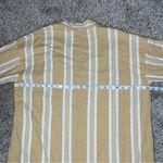 Eileen Fisher  Striped Organic Cotton Kimono Jacket Reed Yellow Small Medium S/M Photo 7