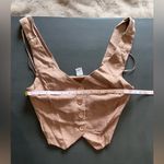 BETTER TOGETHER Brown Button Down Women’s Vest NWT Sz XS Photo 6