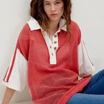 Free People We The Free Karlie Polo - Flame Red Combo
$78 MSRP Photo 0