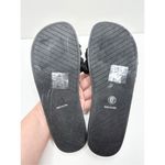 Anne Klein Sandals Women 6 Black Journi Rhinestone Embellished Flat Slides Photo 6