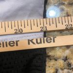 BEBE SPORT Women's Large White/White Mesh Top Shirt Short Sleeve Logo Black Photo 2