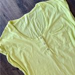 Aerie Oversized Henley Pocket T-shirt- Electric Lime Photo 1