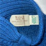 Aran Sweater Market Fisherman Wool Sweater Ireland Large Cream Blue Size XS Photo 5