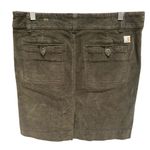 Carhartt Corduroy Skirt Size 8 Olive Green Knee Length Fall Pockets Academia Photo 2