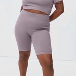 Everlane NWT Seamless High Rise Ribbed Bike Short Women's Sz XS/S Dusty Lavender Photo 0