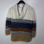 Anthropologie Fate Hoodie Cardigan Medium Multicolor Stripe Long Sleeve Classic Photo 1