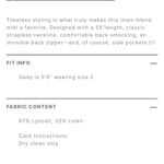 NEW Favorite Daughter The Favorite Linen Dress White Size 10 Photo 14