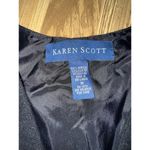 Karen Scott Karen‎ Scott Women's Medium M Christmas Vest Embroidered Topiary Photo 3
