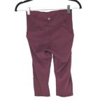 Lululemon Womens Train Times Crop 17" Garnet Red 4 Photo 1