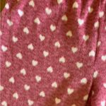 secret treasures Valentine Soft Soft Comfy Pajama Pants Pink Blush Heart Womens Medium Plush Cozy Photo 1
