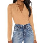 1. State  Cross-Front Cozy Camel‎ Knit Sweater Sz XS Photo 2