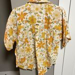 Billabong  Yellow and Green Floral Shirt Photo 3