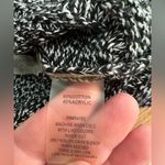 Calvin Klein  NWT black and white knit cowl neck pullover sz L, 21” P2P Photo 4