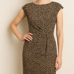 Talbots  Leopard Print‎ Sheath Dress – Medium Photo 0
