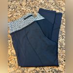 Lululemon Pace Rival Black Mosaic Leggings - Sz 10 pockets & zipper!!! Photo 1