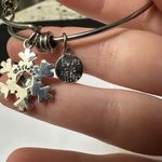 Love this life  Christmas Holiday Bracelet Bangle Rhinestone Snowflake Believe Photo 4