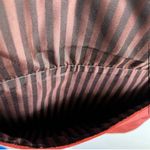 Jack Georges Rust Red Orange Adjustable Strap Leather Purse Brown Photo 4