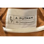 New A. Putnam Rita Dress Women's Terra Long Sleeve Mini Minimalist Golf Size XS Brown Photo 6