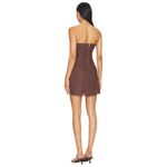 SNDYS Romi Linen Dress in Chocolate Small New Womens Mini Brown Photo 1
