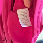 Adrianna Papell Asymmetrical Midi Dress Pink Pleated Womens Size 10 Lined Photo 5