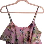 Here Comes the Sun  Pink Floral Spaghetti Strap Dress Photo 6