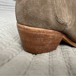 Joie Barlow Suede Taupe Block Heel Chelsea Boots, size 6 1/2 Photo 6