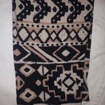 No Boundaries NoBo Chocolate Tan Tribal Leggings L Photo 2