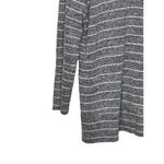 BKE Women's Sweater Top Slouchy Striped Cowlneck Long Sleeve Stretch Gray Medium Photo 9