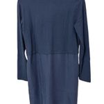Tommy Bahama NWT  Navy Blue Henley Quarter Zip Long Sleeve Dress X Small Photo 1